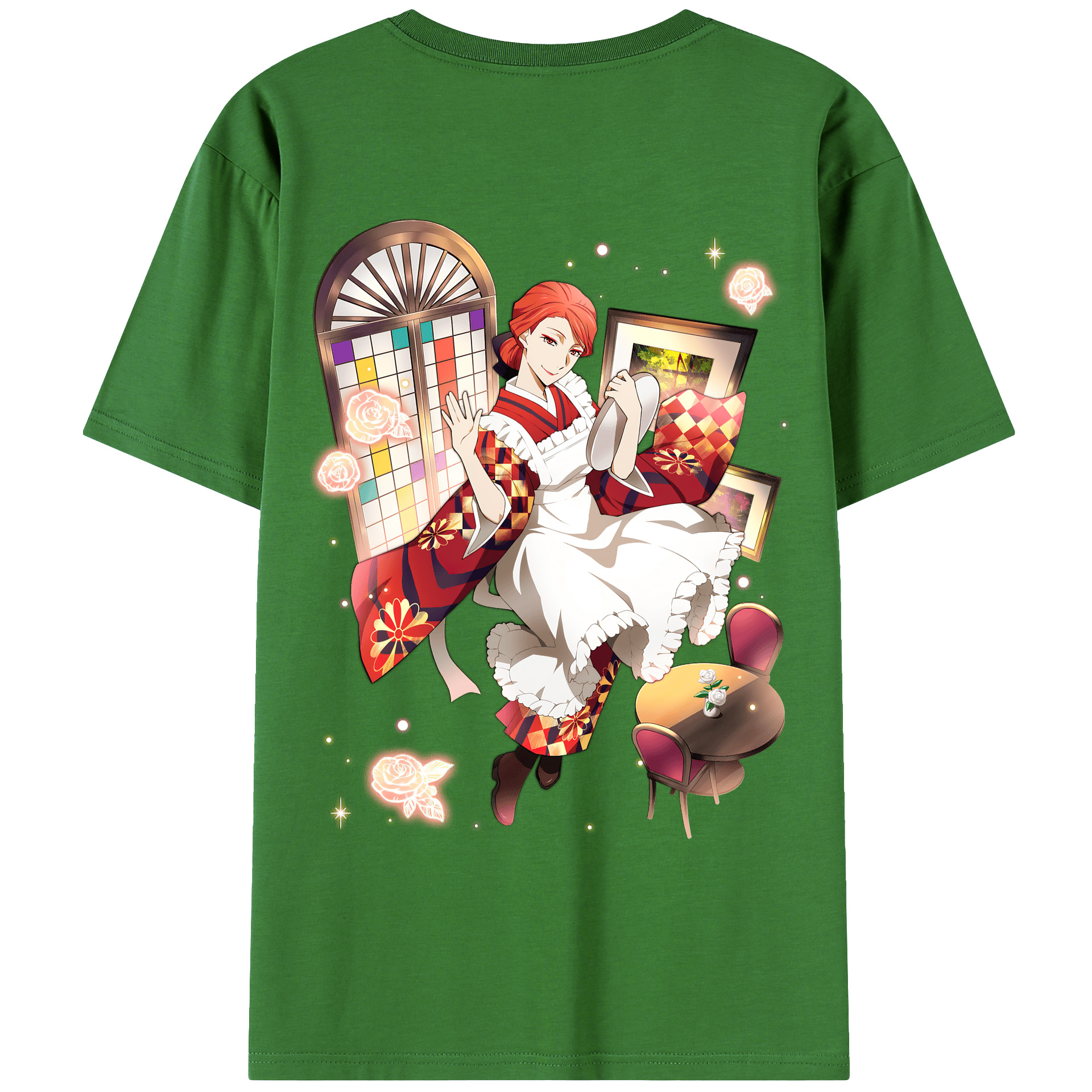 （画像用） 文豪ストレイドッグス Bungo Stray Dogs レディース半袖Tシャツ(バックプリント)
